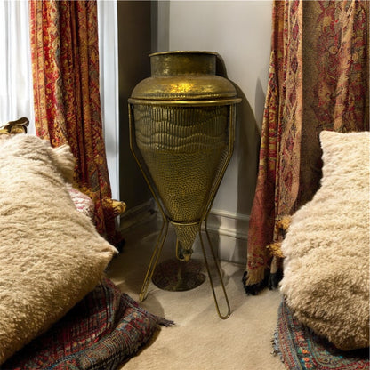 Lumeris Metal Yer Vazosu 25x67 Cm