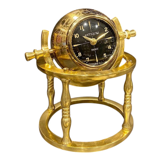 Navigator Metal Masa Saati Gold 27x25 Cm