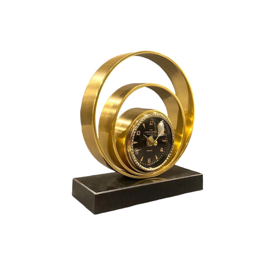 Prestige Metal Masa Saati Gold