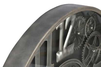 Horloge Metal Çarklı Duvar Saati 100 Cm