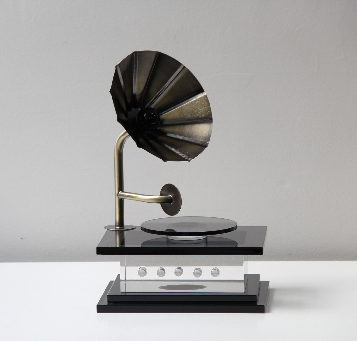 Echora Kristal Cam Dekoratif Radyo Obje 21x31 Cm