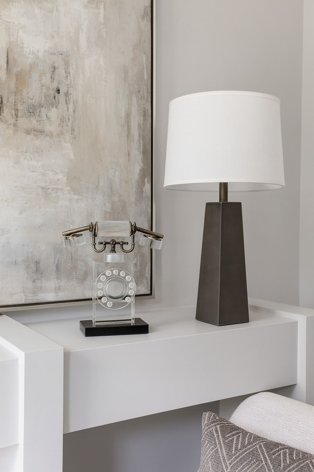 Callvere Kristal Cam Dekoratif Telefon Obje 20x27 Cm