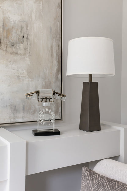 Callvere Kristal Cam Dekoratif Telefon Obje 20x27 Cm