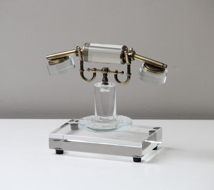 Callvion Kristal Cam Dekoratif Telefon Obje 21x21 Cm