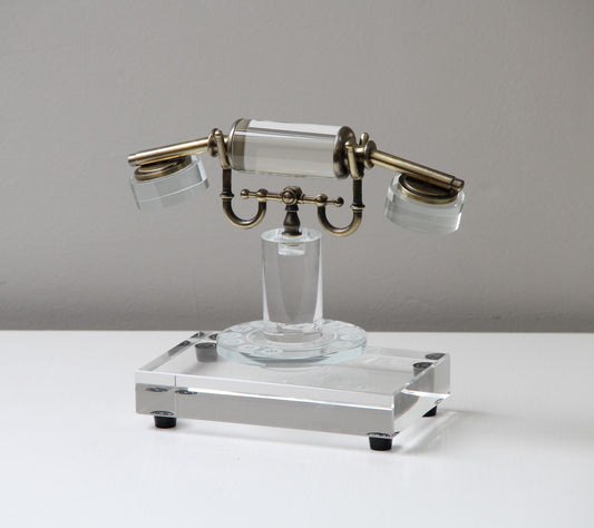 Callvion Kristal Cam Dekoratif Telefon Obje 21x21 Cm