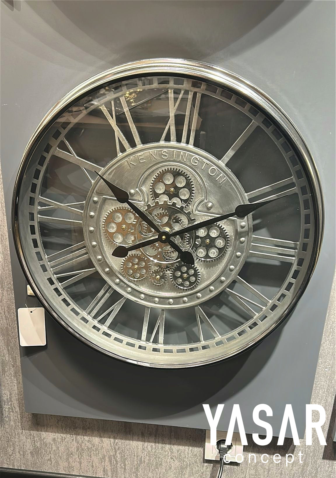 Noctogear Metal Çarklı Duvar Saati 55 Cm