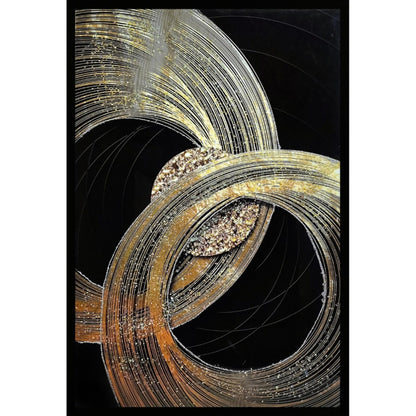Whirlwind of Thoughts Kristal Epoksi Taşlı Reçine Tablo