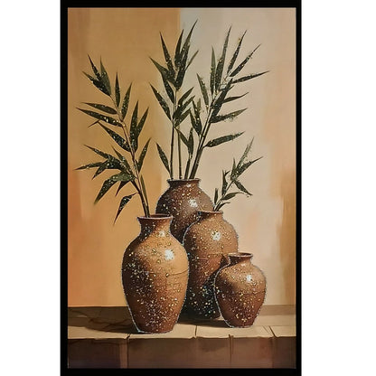 Terracotta Whispers Kristal Epoksi Taşlı Reçine Tablo