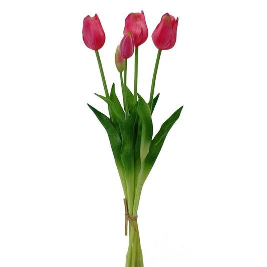 Lillaluce Islak Dokulu Lale Demeti Fuşya