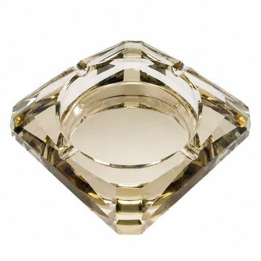 Havana Kristal Kül Tablası Küllük Amber