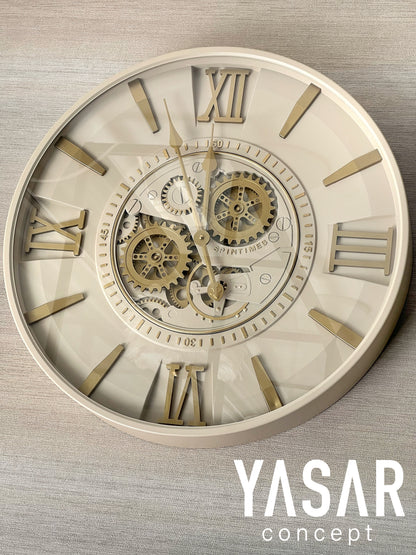 Monarch Metal Çarklı Duvar Saati 60 Cm