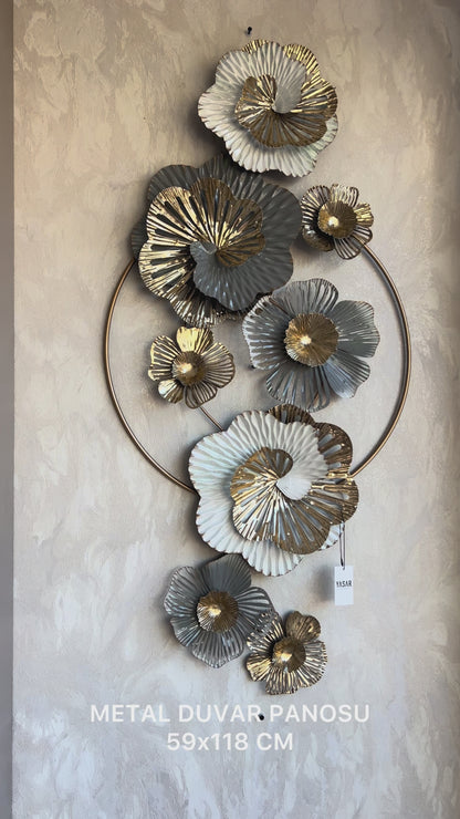 Arborea Metal Duvar Panosu 59x118 Cm