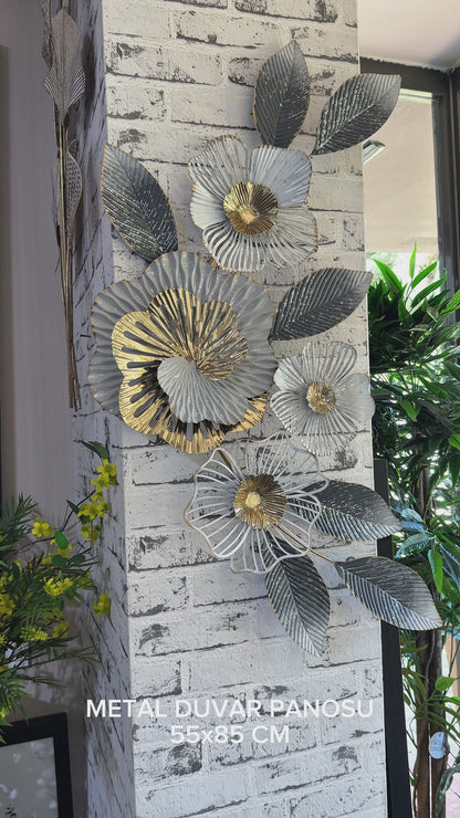 Floressia Metal Duvar Panosu 55x85 Cm