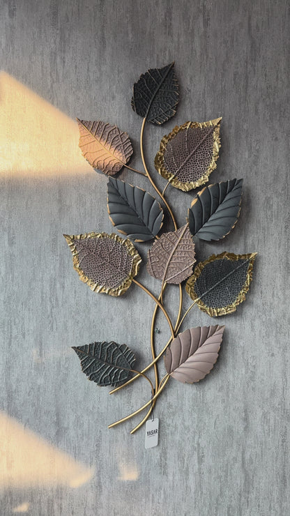 Zerafolia Metal Duvar Panosu Sütlü Kahve Antrasit 48x90 Cm