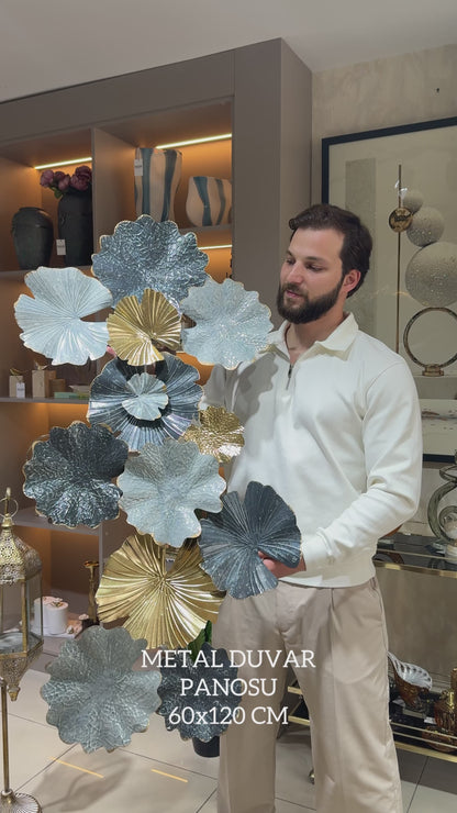 Petalium Metal Duvar Panosu 60x120 Cm