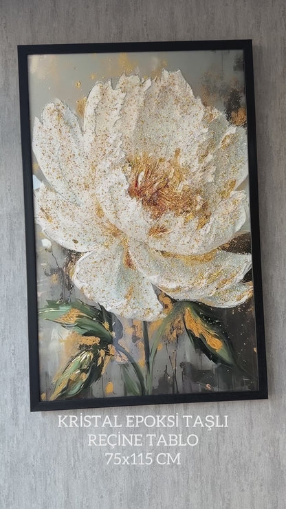 Bellissimo Kristal Epoksi Taşlı Reçine Tablo 75x115 Cm