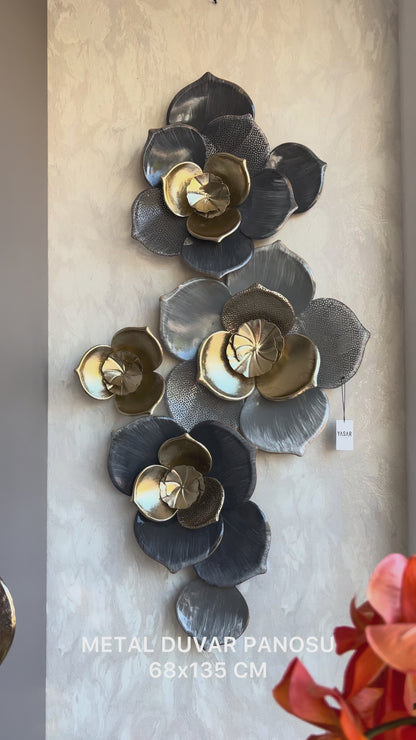 Rosetica Metal Duvar Panosu 68x135 Cm