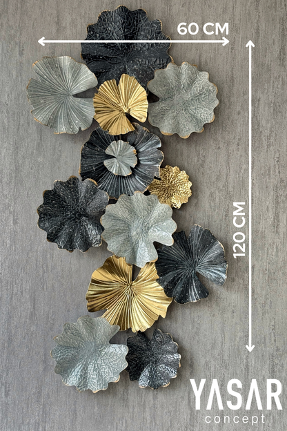 Petalium Metal Duvar Panosu 60x120 Cm